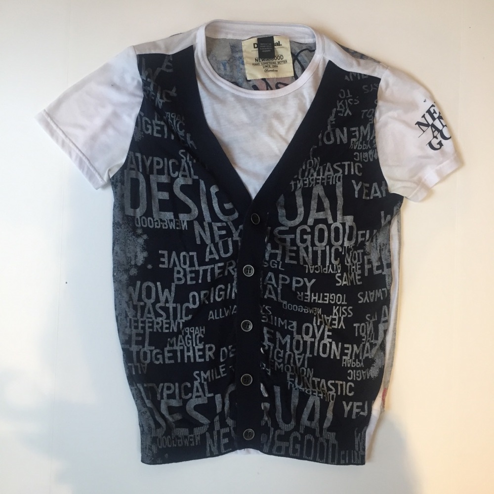 Desigual T-shirt with vest